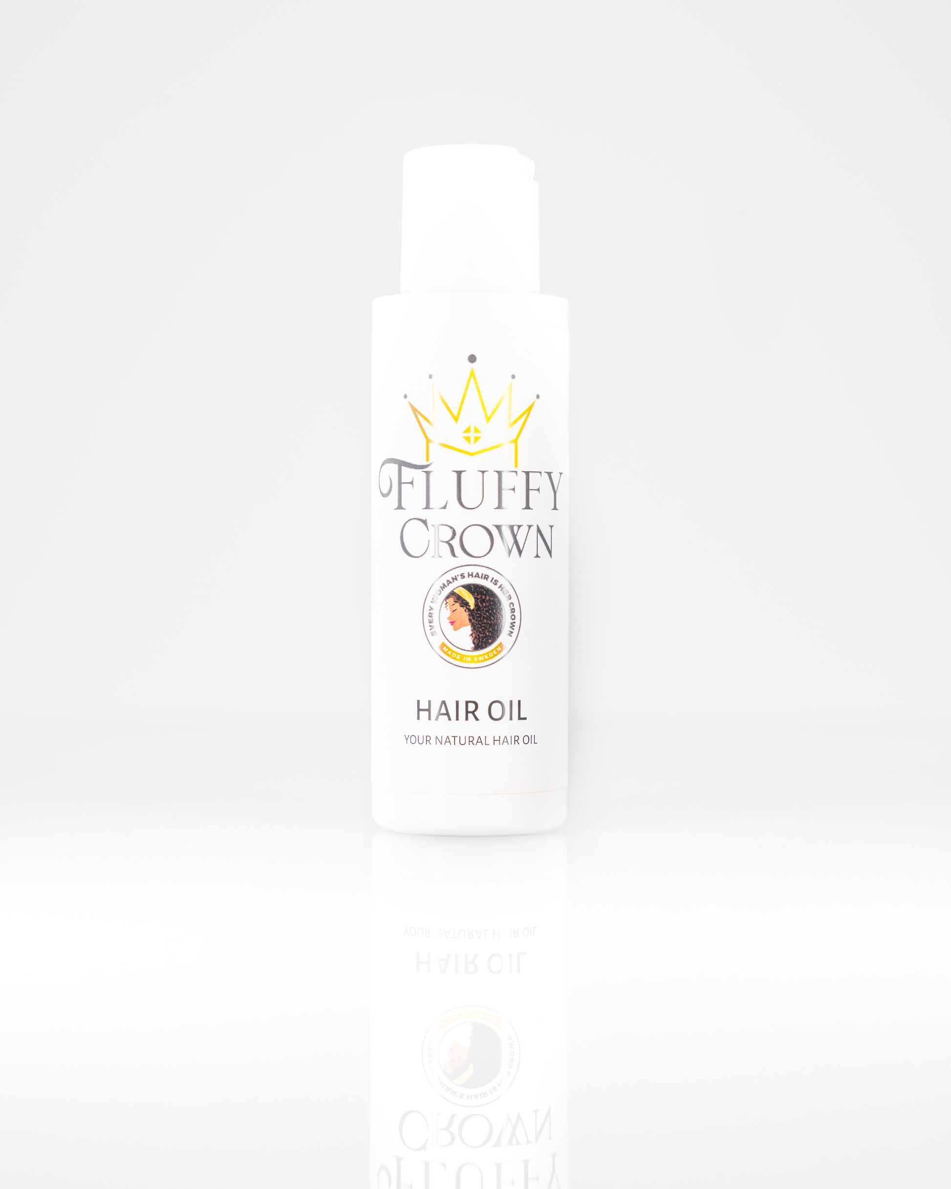 Hair oil for curly hair from Fluffy Crown all natural